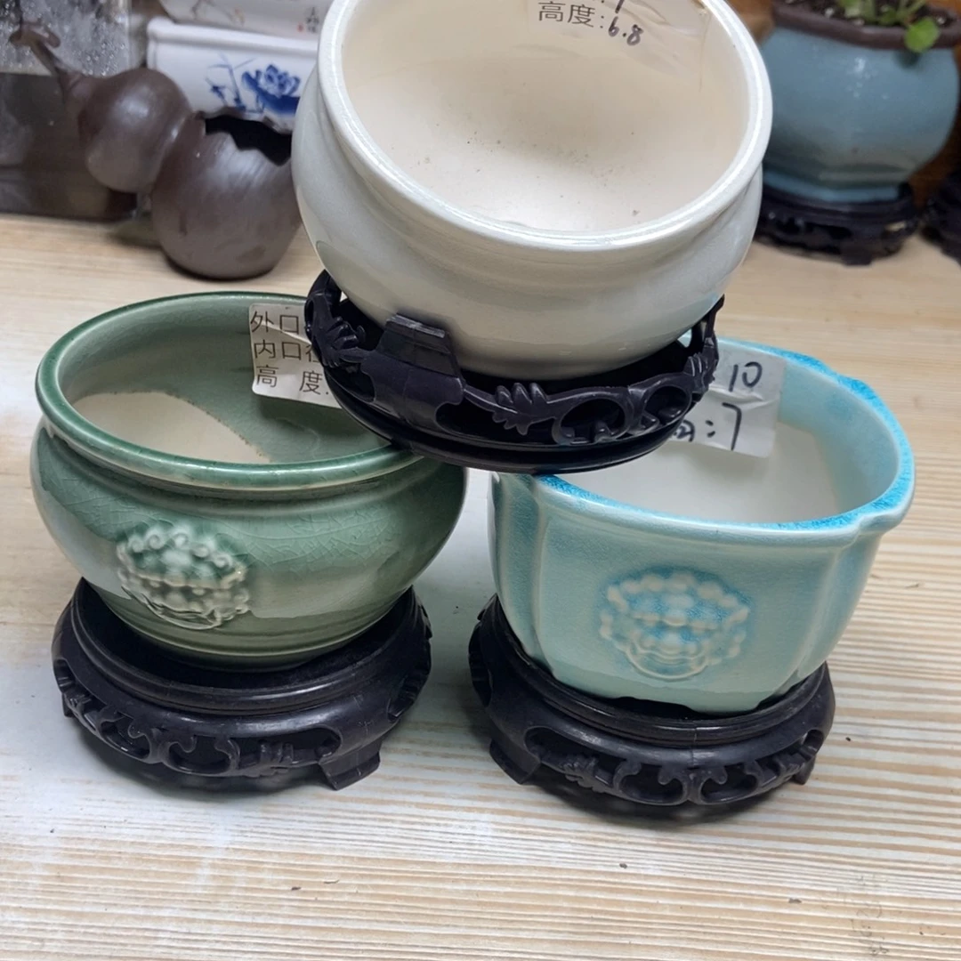 瓷片陶瓷花盆陶瓷艺术