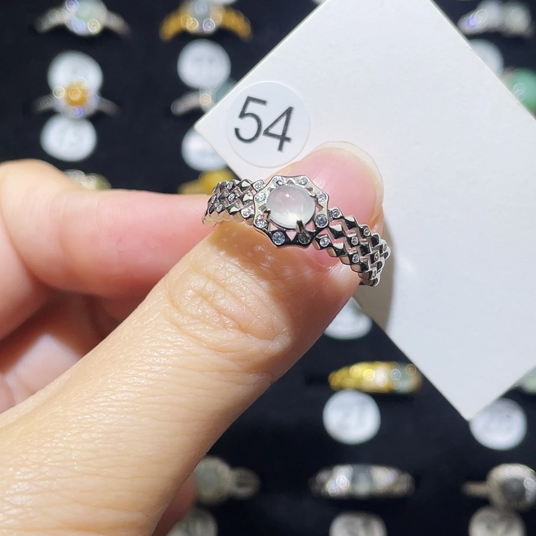 翡翠未镶嵌戒指戒指