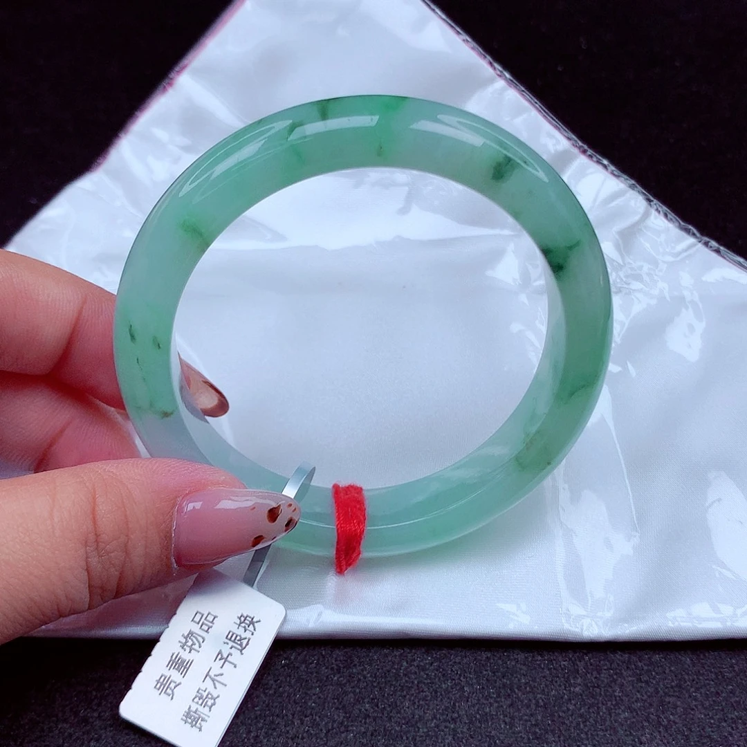 【***】翡翠未镶嵌手镯天然缅甸翡翠A货玉手镯