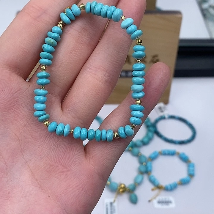 18K金镶嵌绿松石珠宝奇石