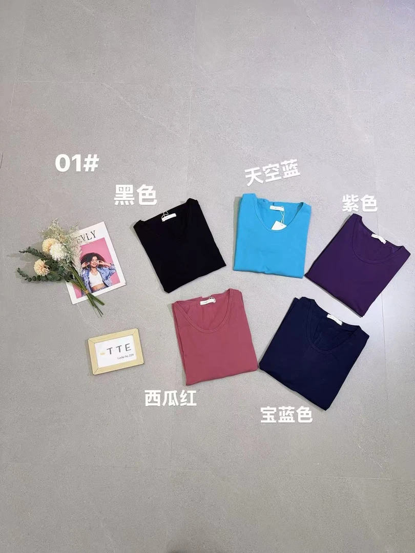 【TTE严选】2025夏装01静版休闲T恤（0724-02）