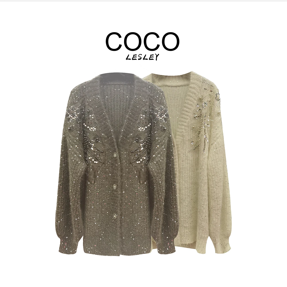 【COCO LESELY】秋款轻奢风女装设计师款外套#5015-WT-35