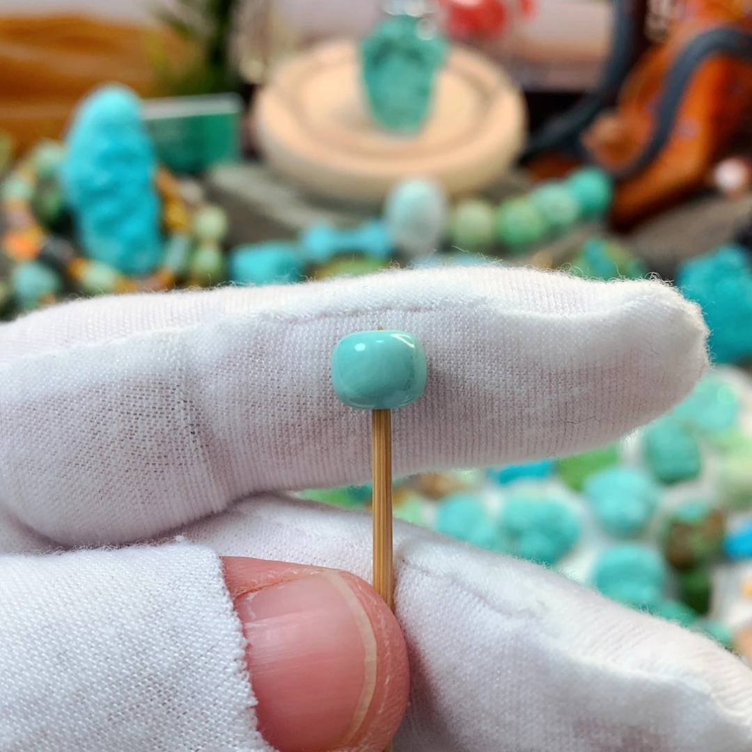 绿松石未镶嵌珠宝半成品