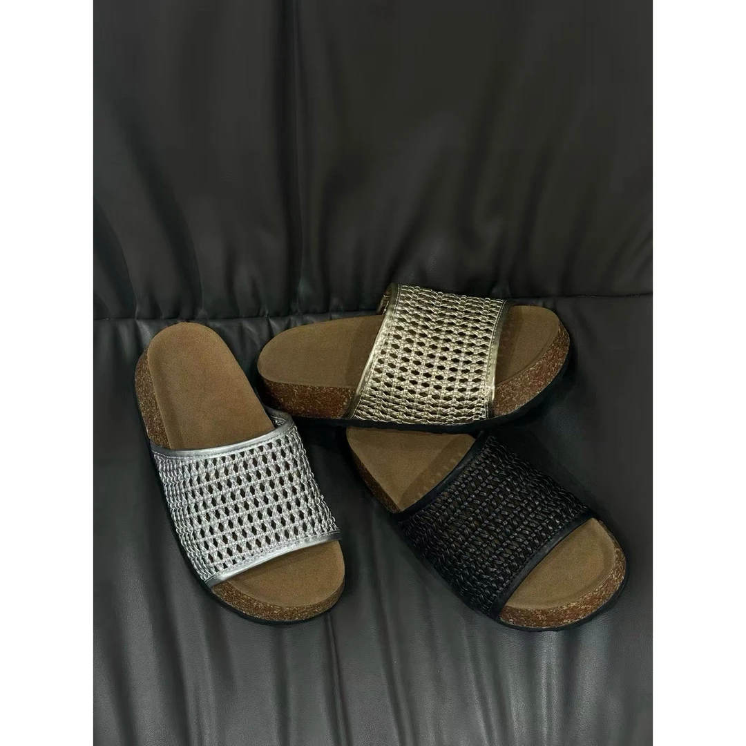 晶姐-39-75188欧货女装春夏季简约韩版网红春夏洋气时尚百搭女鞋