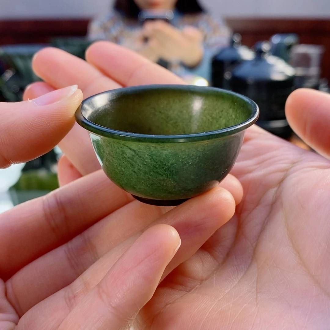 和田玉（青玉）挂件未镶嵌