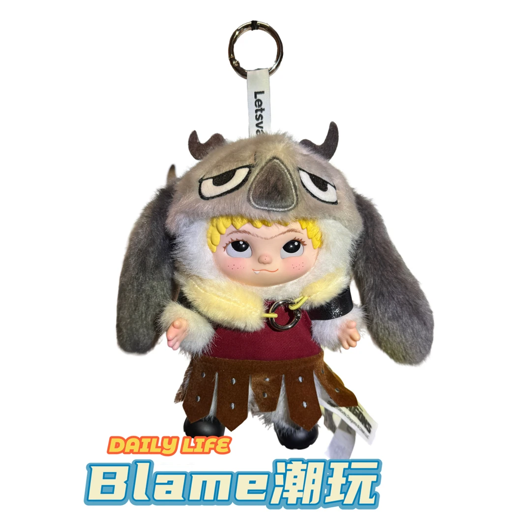 限量现货代购可挑脸wakuku系列新品搪胶驯龙高手联名吊卡玩偶盲盒