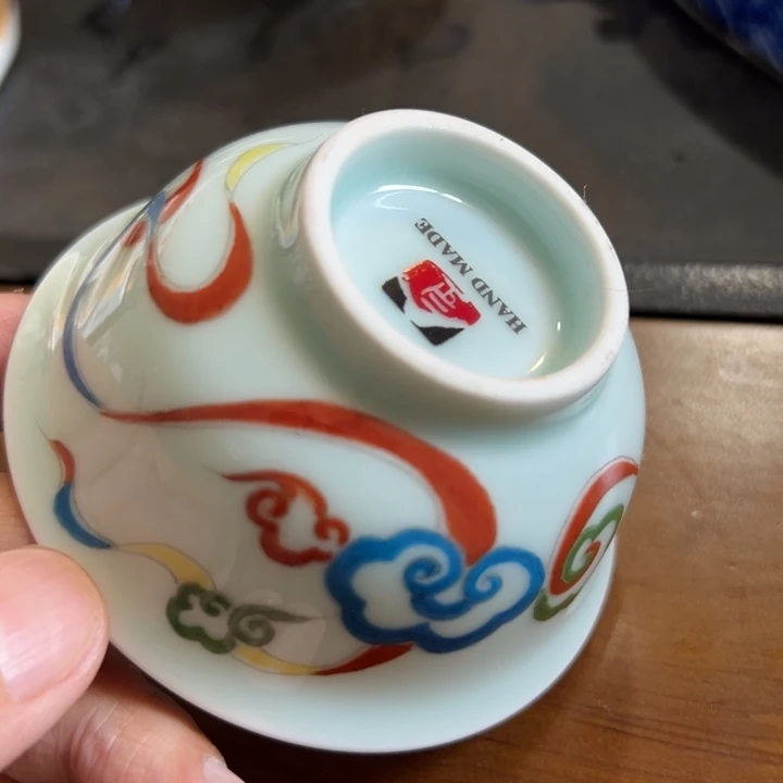 搪瓷金品陶手工手绘陶瓷