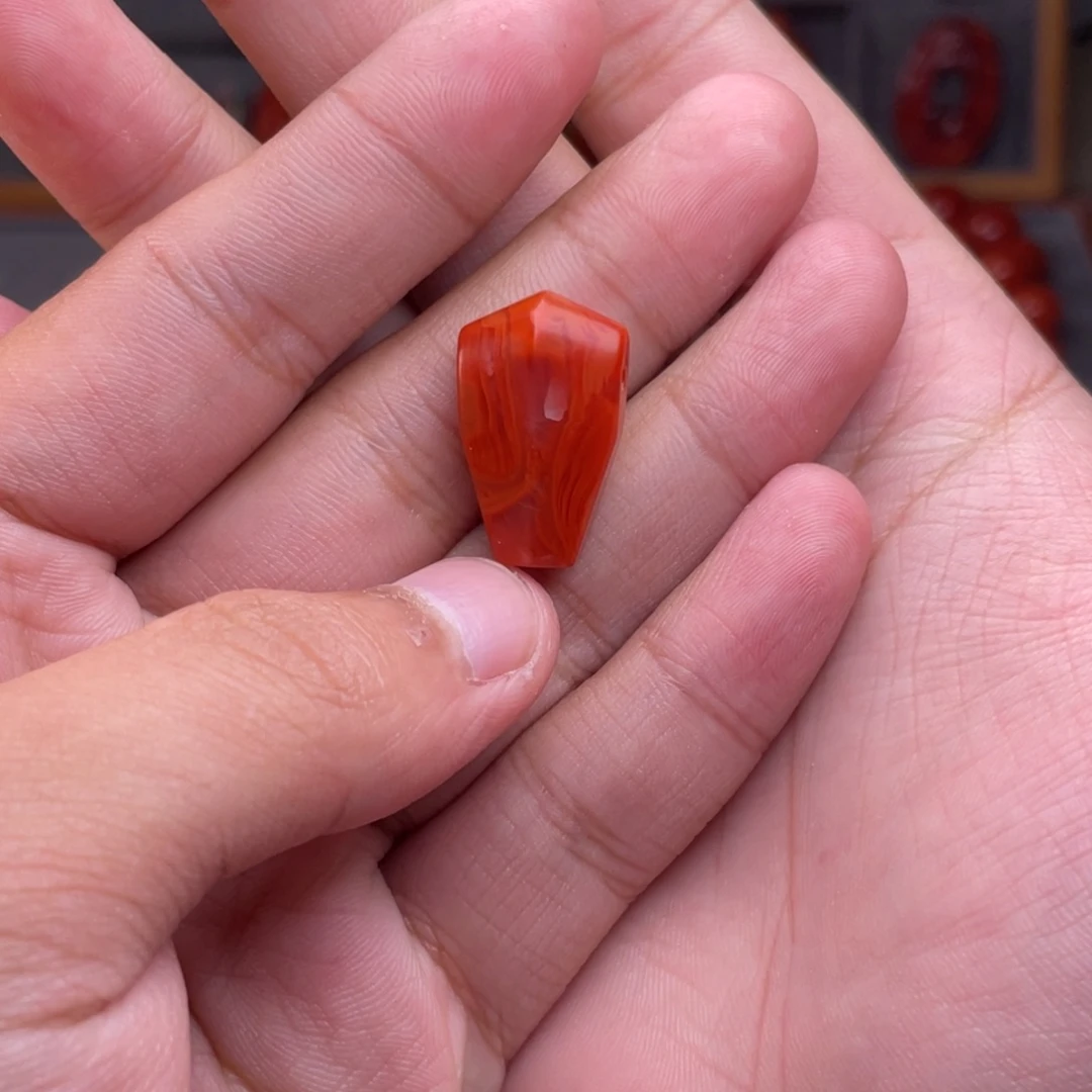 家****南红玛瑙未镶嵌配饰卡14mm