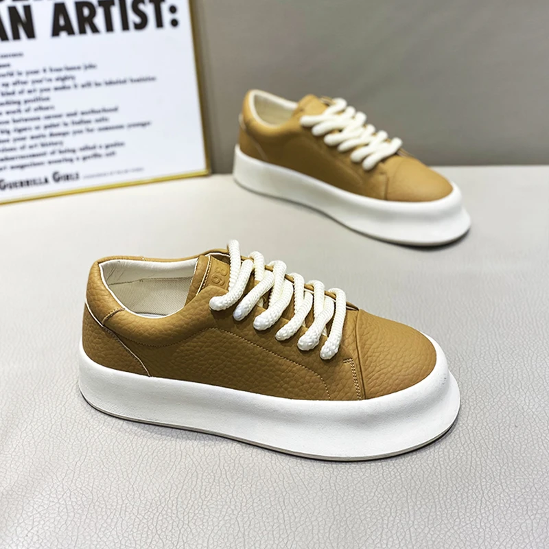 2025秋冬新款厚底加绒男鞋单棉同款舒适百搭个性保暖时尚休闲鞋