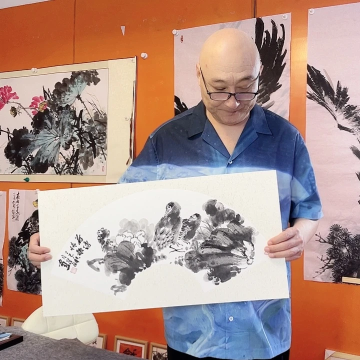 国画张圣敏先生纯手绘作品