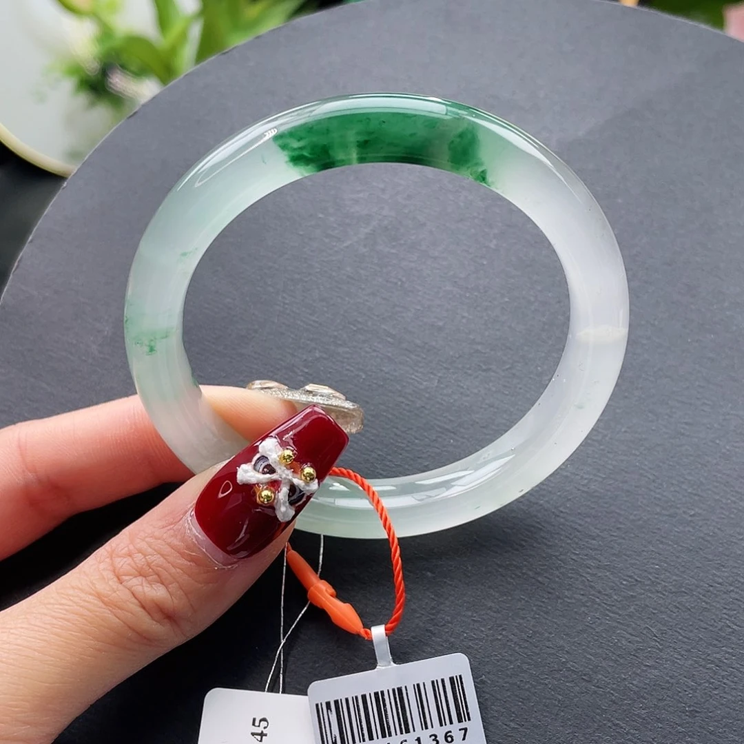 石英质玉手镯未镶嵌招***猫57.5