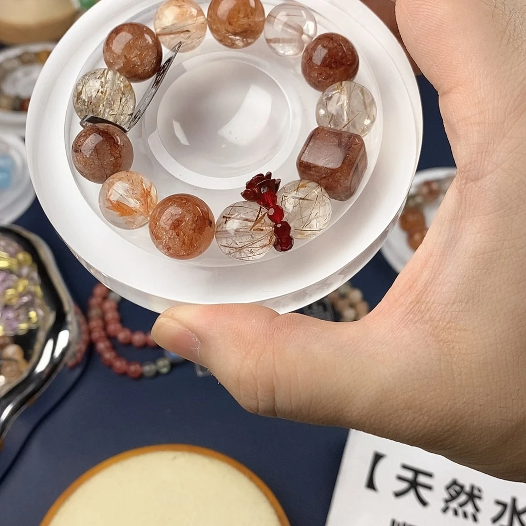 银S925镶嵌手链水晶