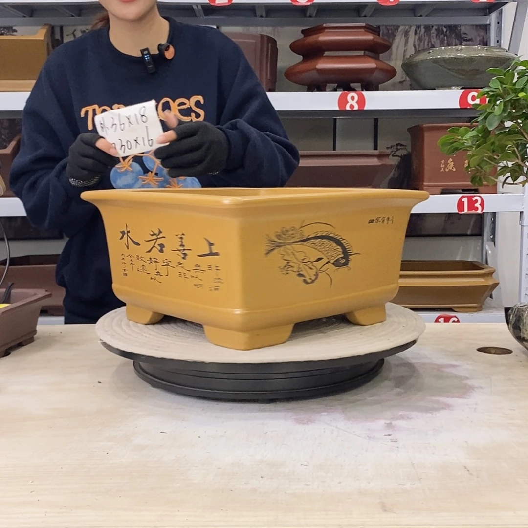 花盆紫砂紫砂花盆