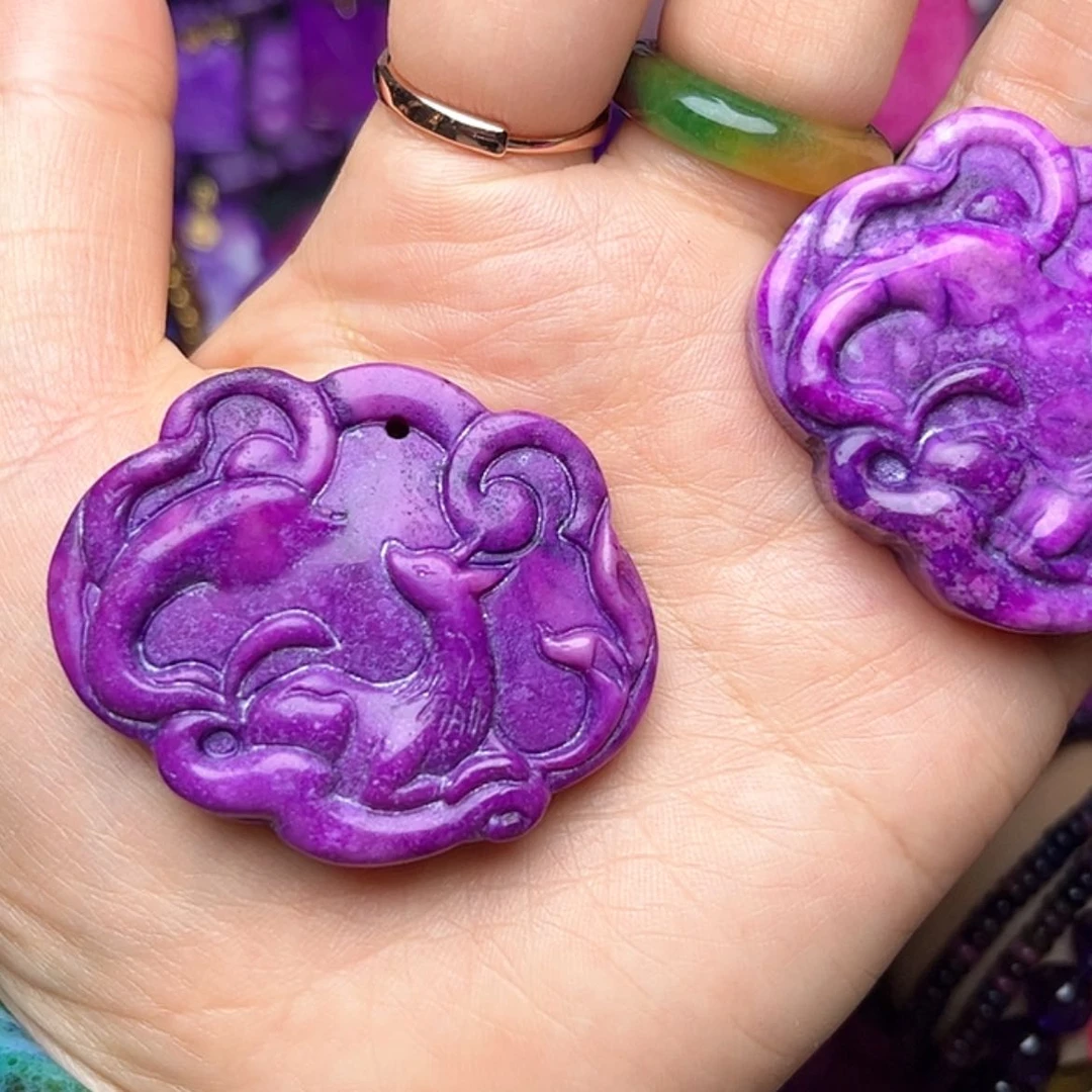 【闪购商品】玻璃DIY舒具石老油料泥地丝绒老油紫凤九多样性发