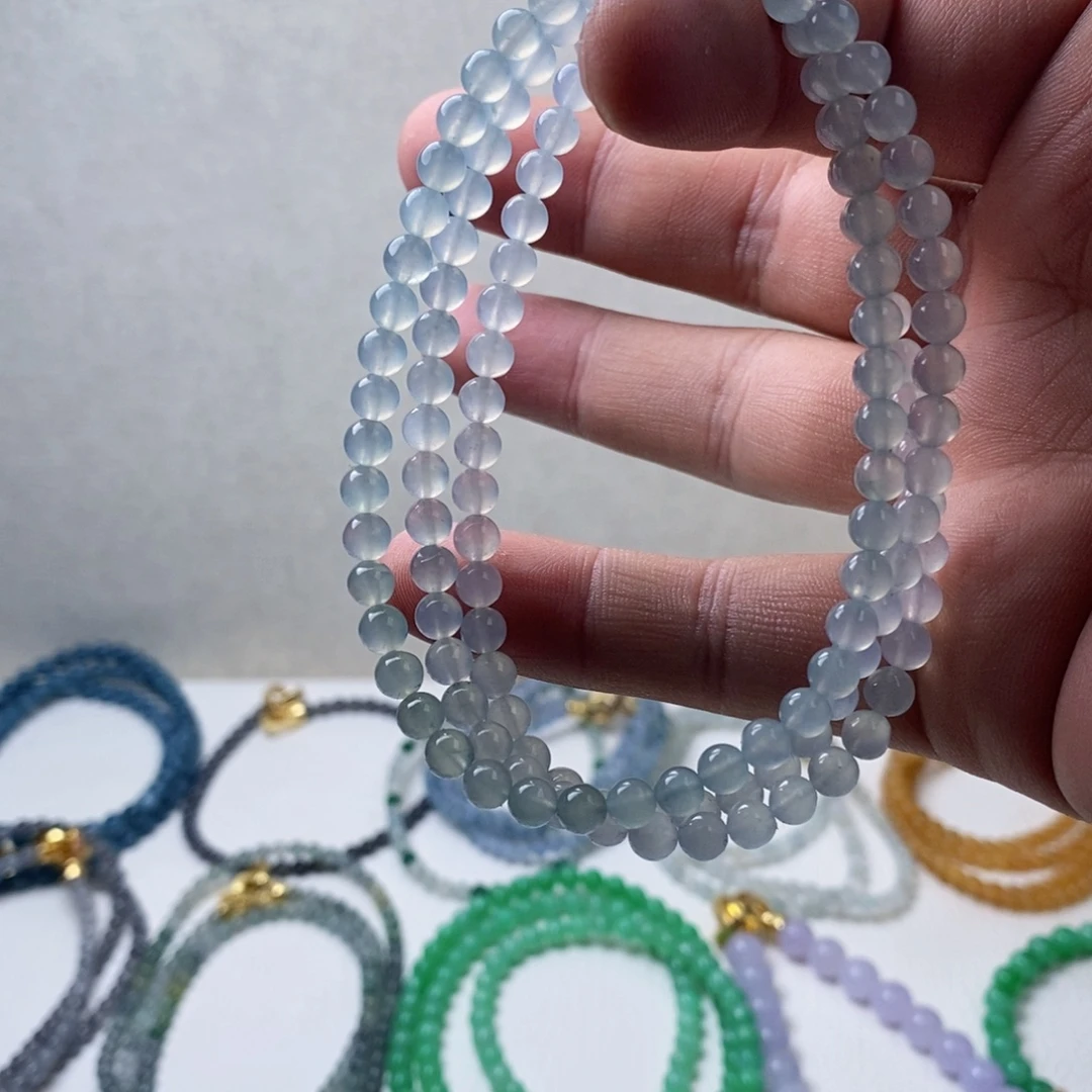 定制翡翠未镶嵌缅甸翡翠a货卡4.8