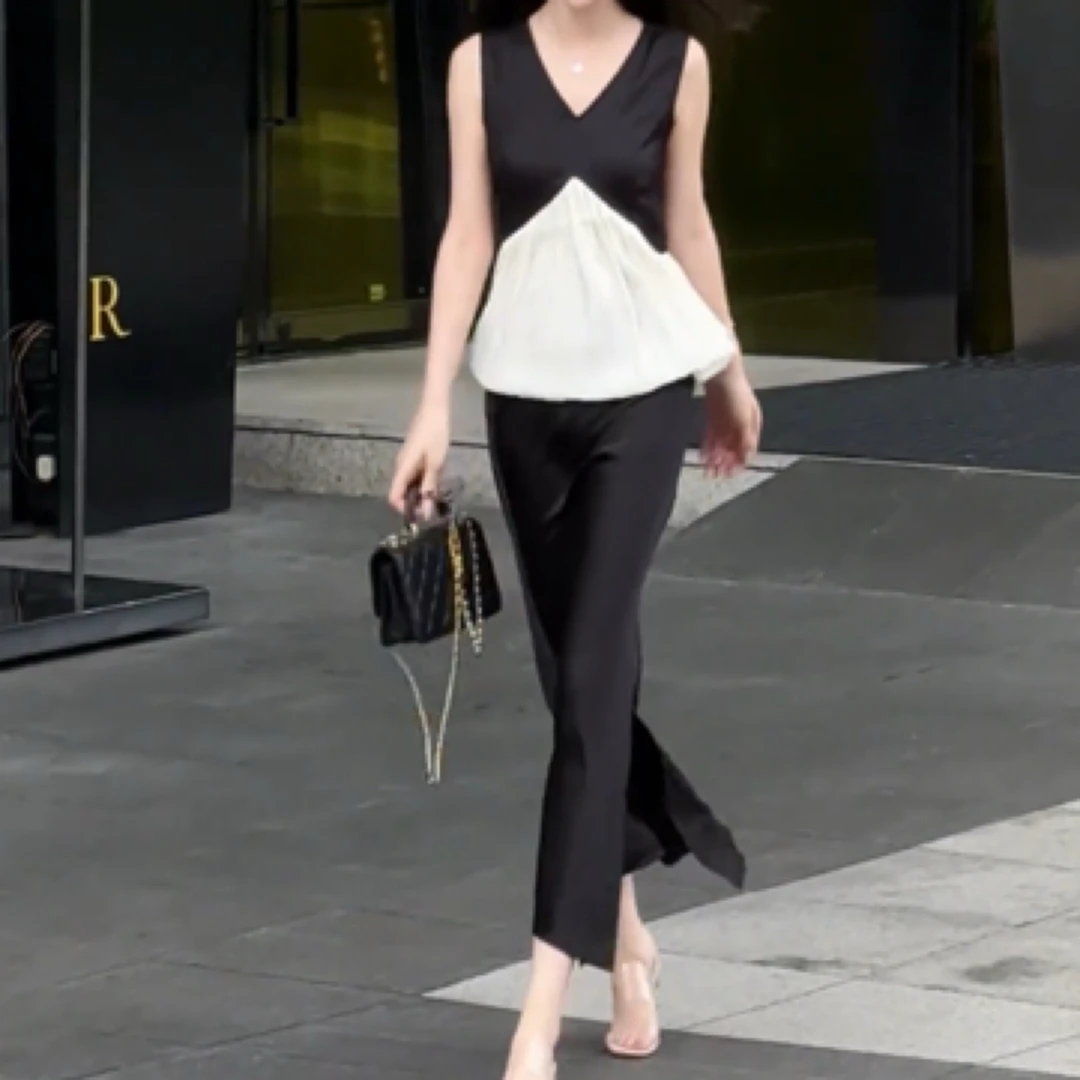 夏季新款时尚赫本风名媛小香风上衣半身裙女装d