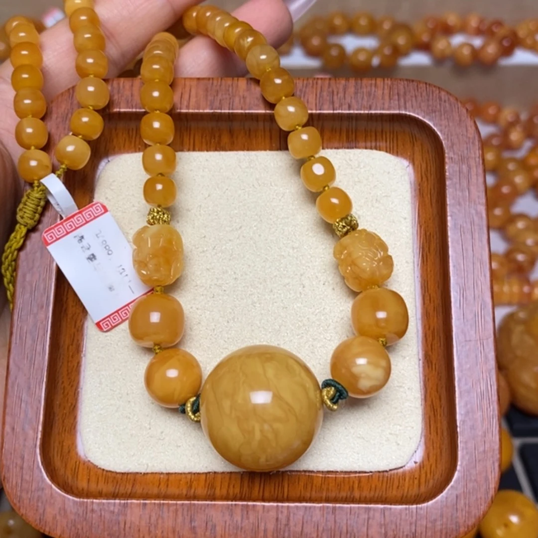【闪购商品】未镶嵌颈饰蜜蜡项链