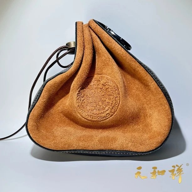 【TK64】文玩复古收纳牛皮包