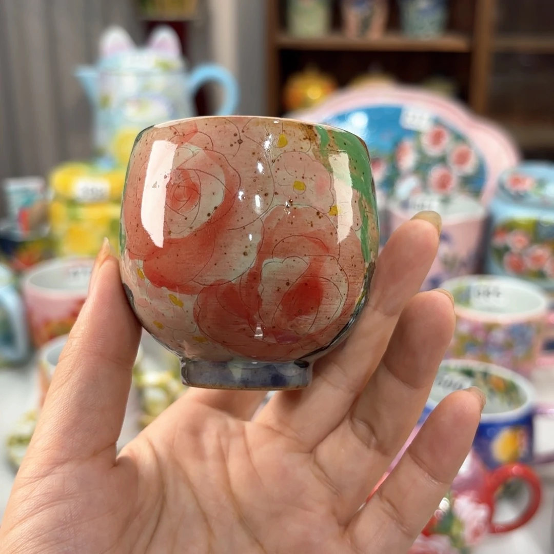 景德镇手绘高温釉下彩陶瓷茶具