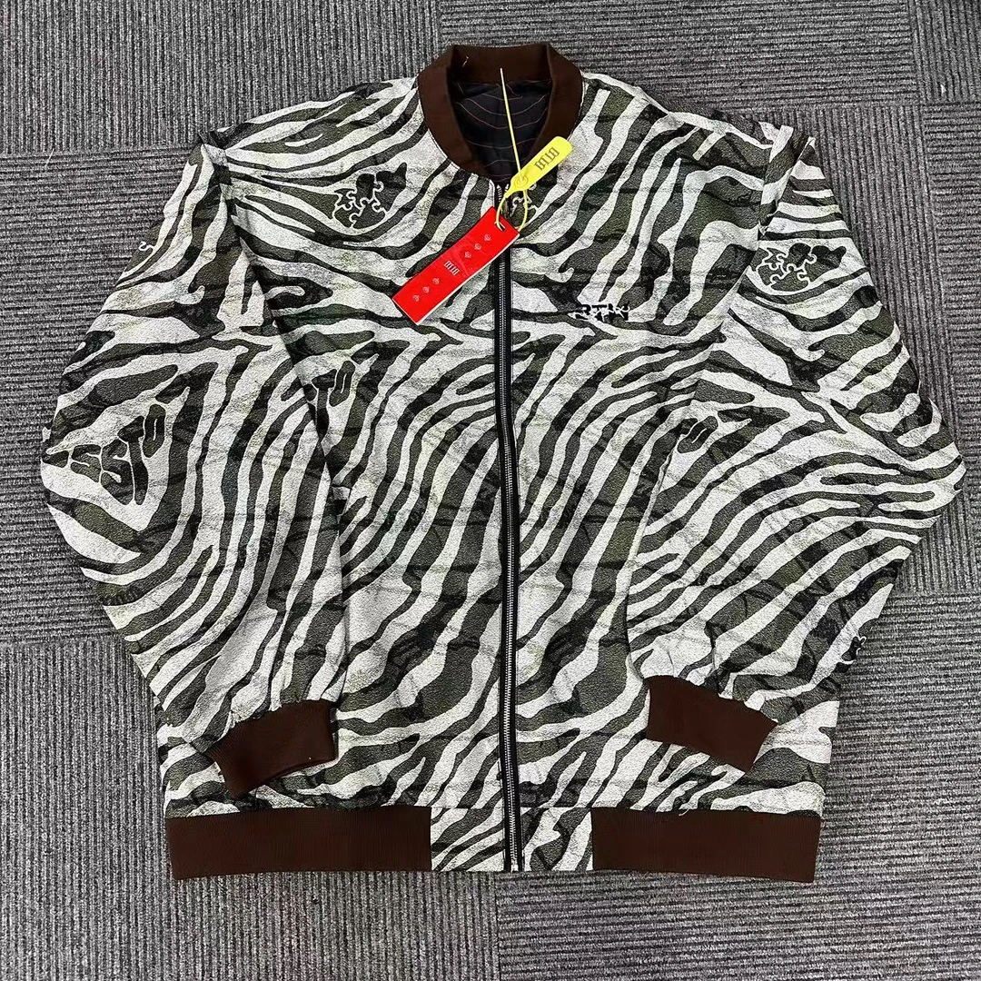 BTW双面穿拉链飞行夹克-BW332