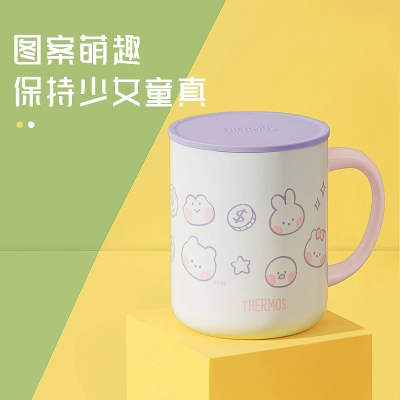 THERMOS/膳魔师保温杯儿童水杯男女可爱高颜值学生把手杯