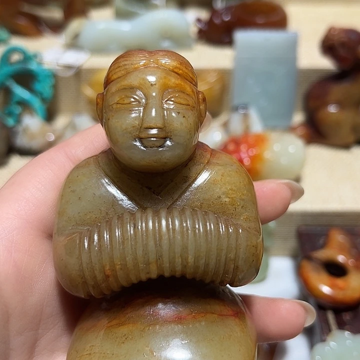 星***马颈饰未镶嵌和田玉