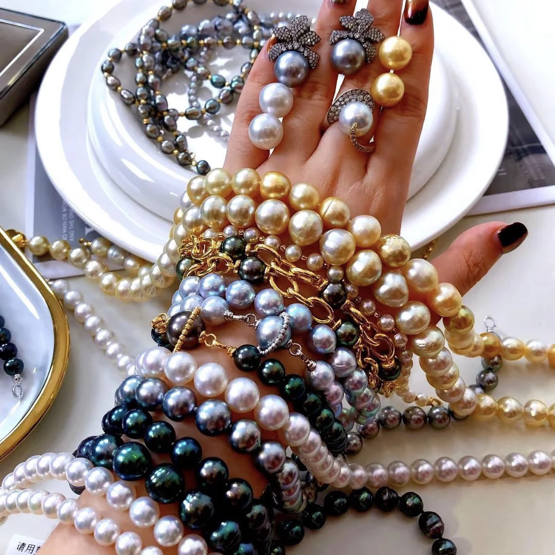 铜合金吊坠 【妃妃严选】珍珠多样性发其一气质紫色彩色中古