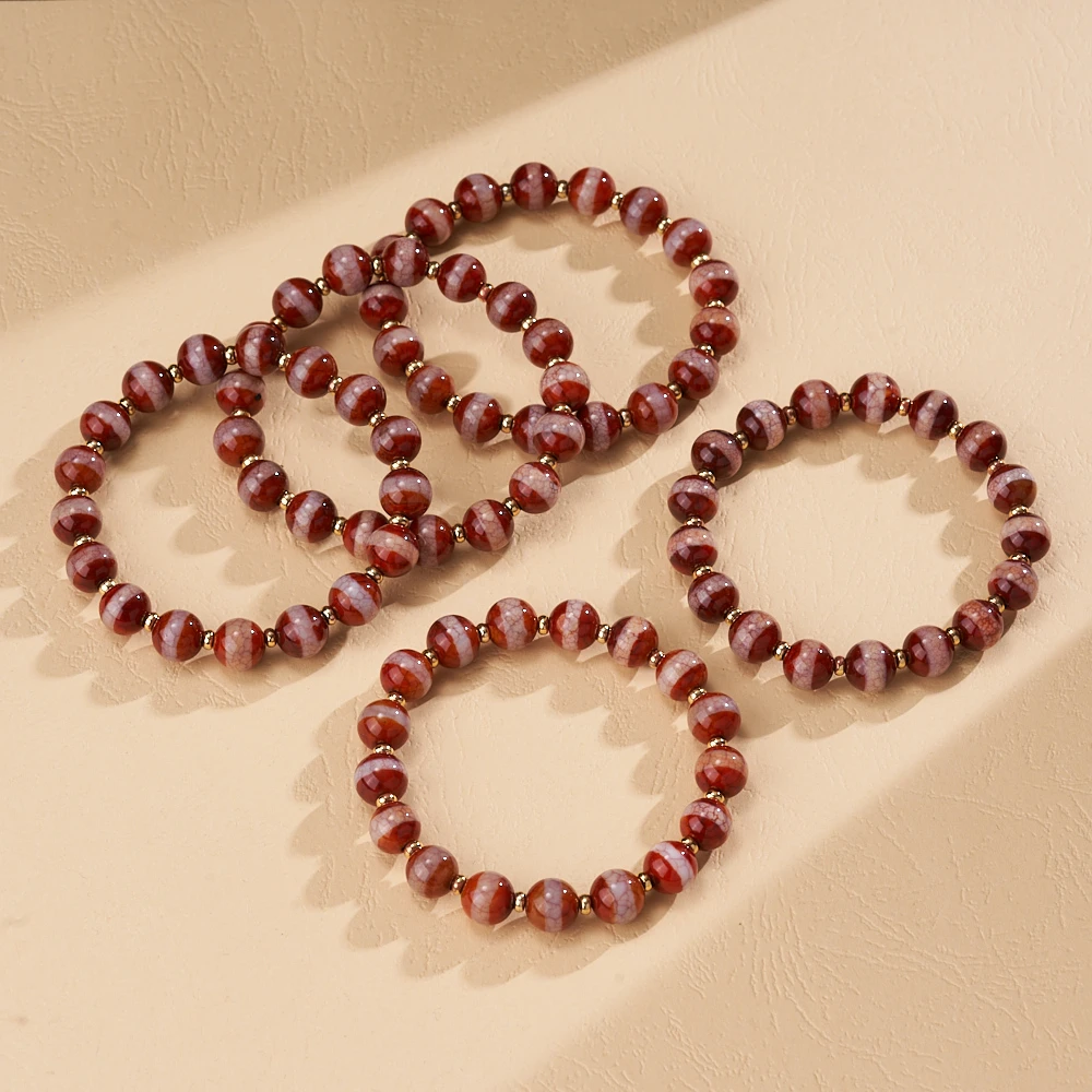 云丹拉姆 | 红肉龙鳞药师天珠手串多样性发其一10mm