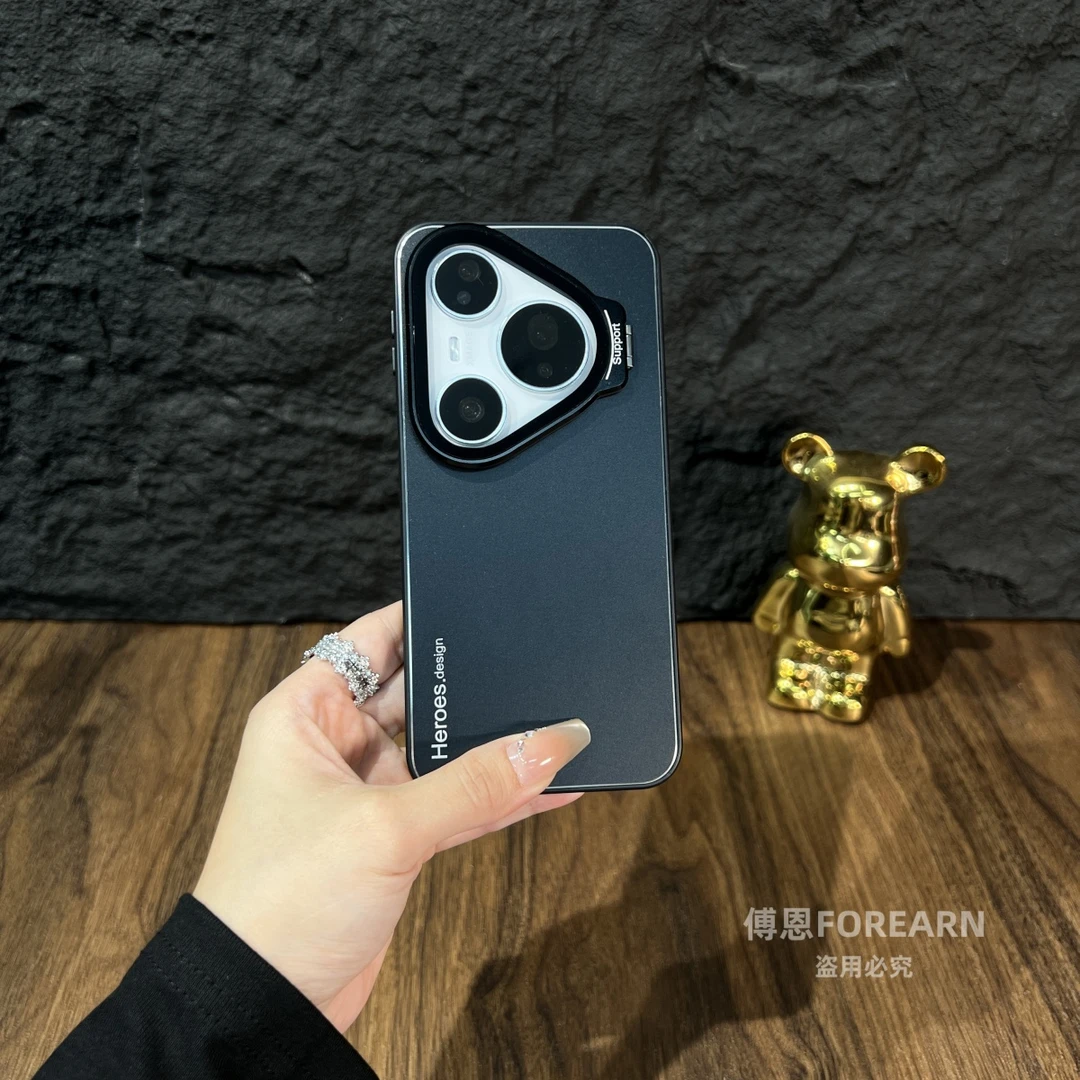 适用于华为pura80pro手机壳支架pura80ultra保护套p80pro+加磁吸