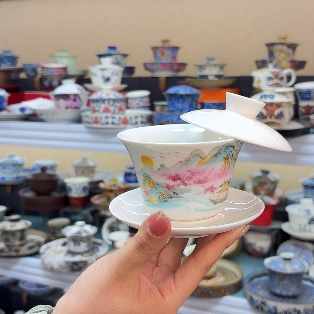 盖碗里的水煮开后放