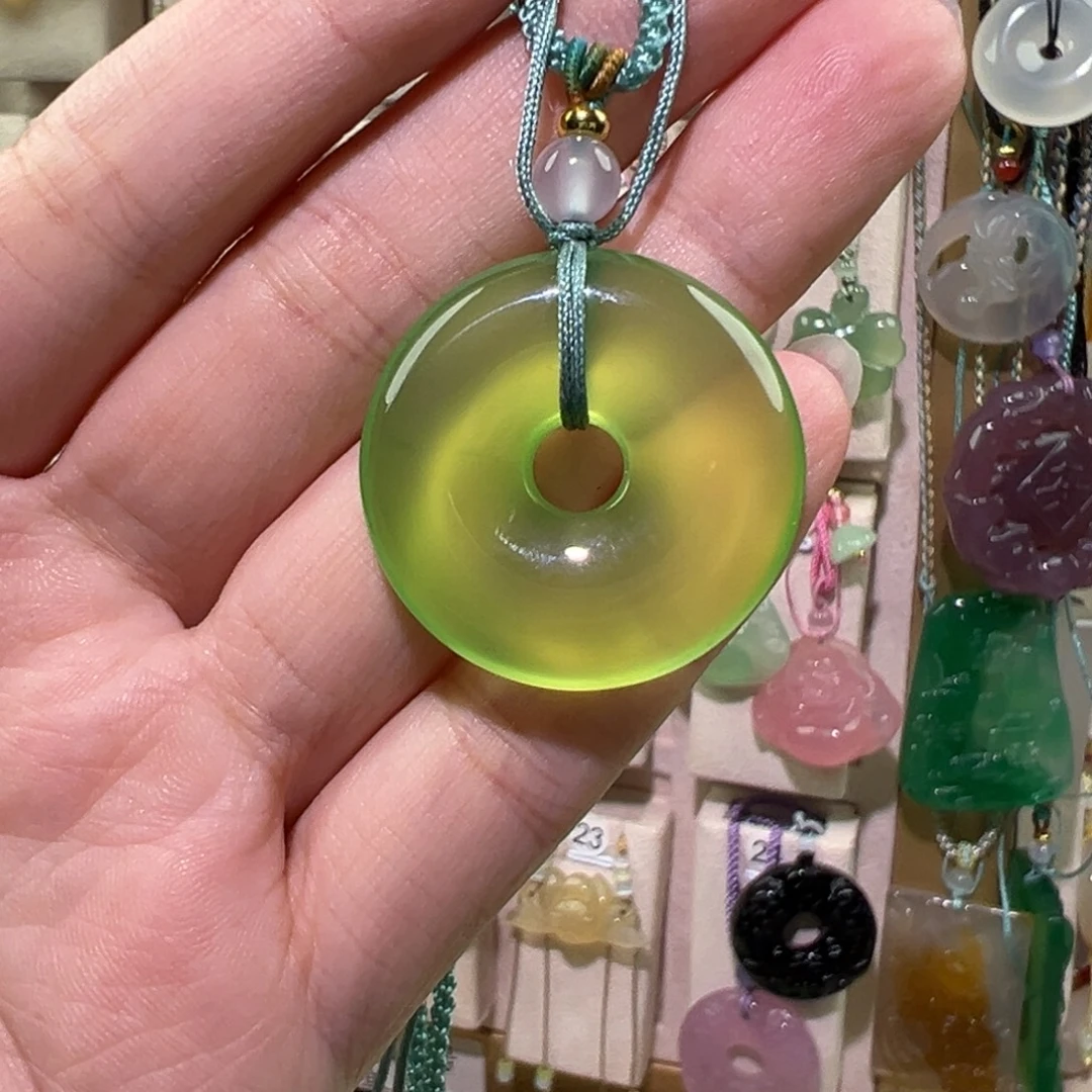 玛瑙/玉髓未镶嵌吊坠(赠链)