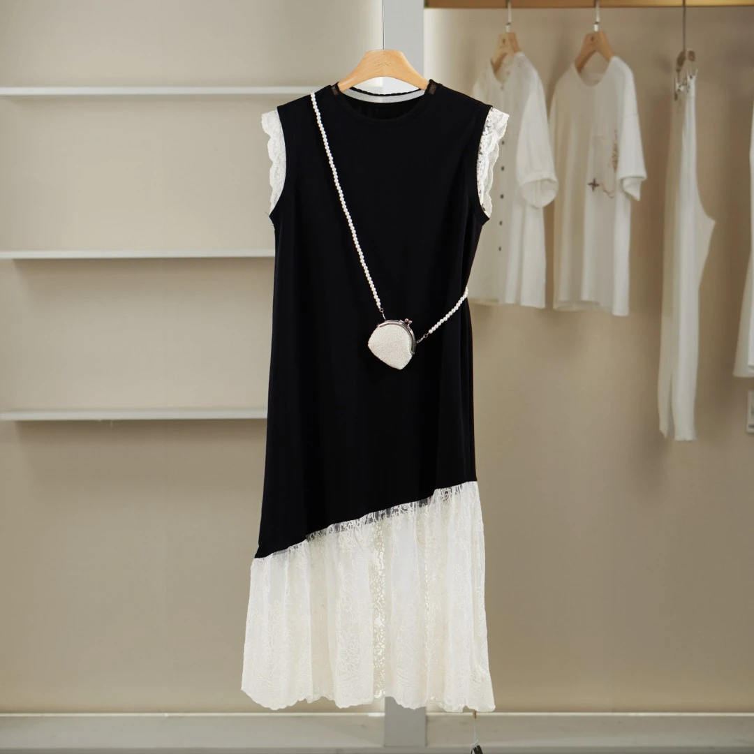 【麦迪尚品·品牌新款】5081508（无包包）夏季时尚百搭连衣裙品牌撤柜