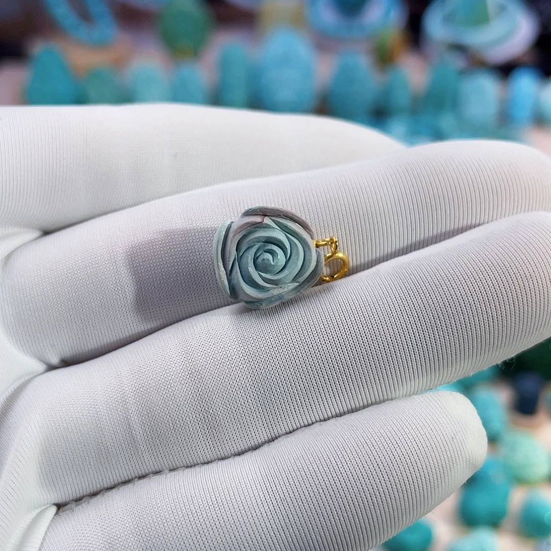 绿松石珠宝奇石未镶嵌