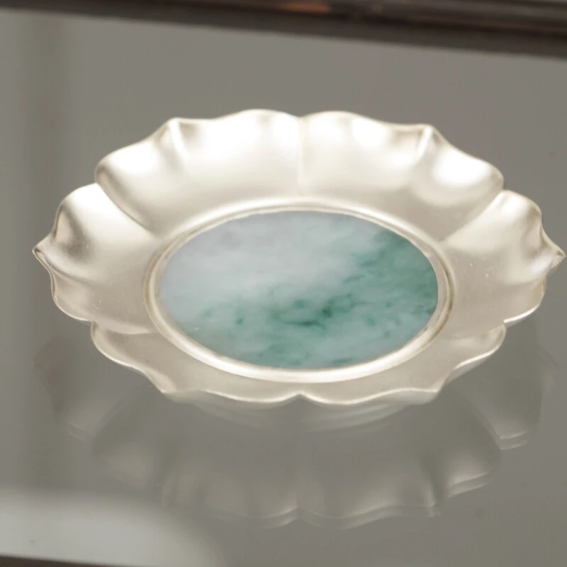 古悦 悦翠系列 坐莲茶道杯垫 茶道摆件 精致时尚茶道茶宠