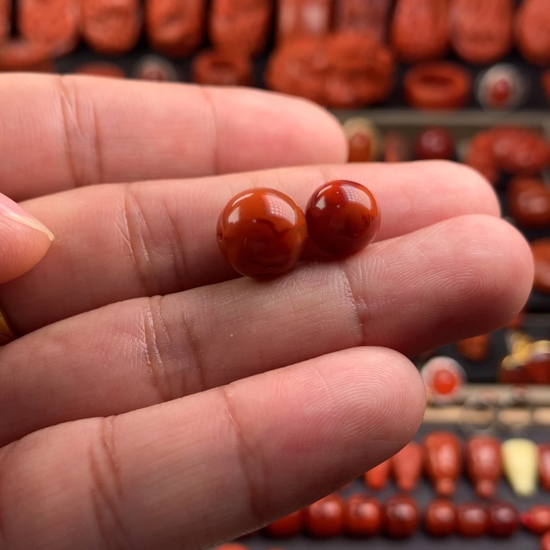 南红玛瑙圆珠未镶嵌财***宝