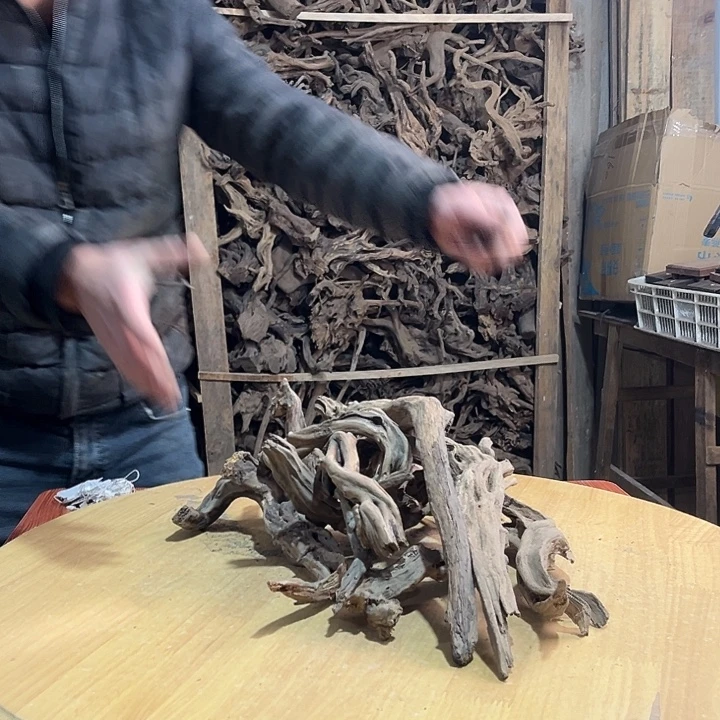 木鱼缸造景根雕艺术500