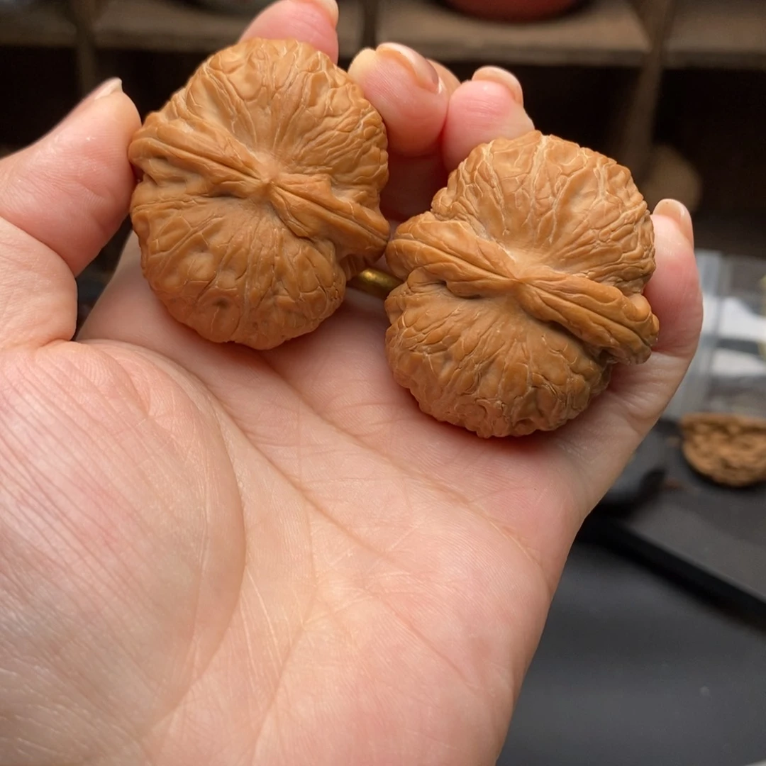 文玩核桃把件高*.43元宝