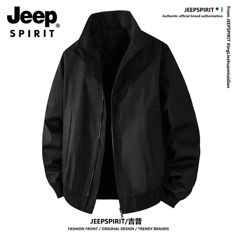 JEEP SPIRIT 吉普美式教练夹克男士春秋季户外运动机能飞行员外套