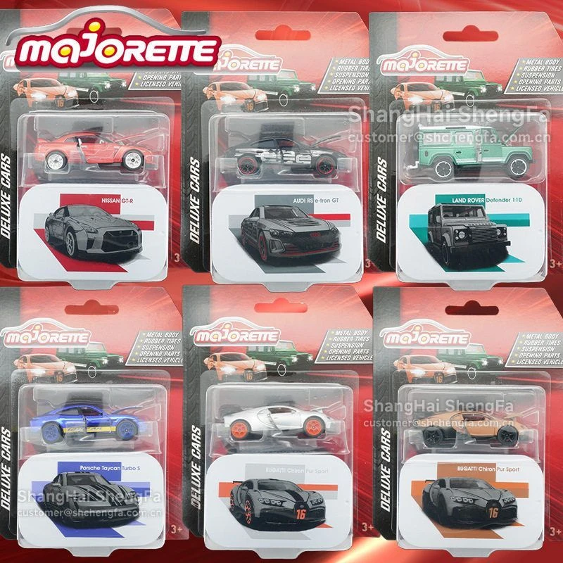 美捷轮2025豪华收藏版保时捷布加迪合金小汽车模型玩具摆件手办