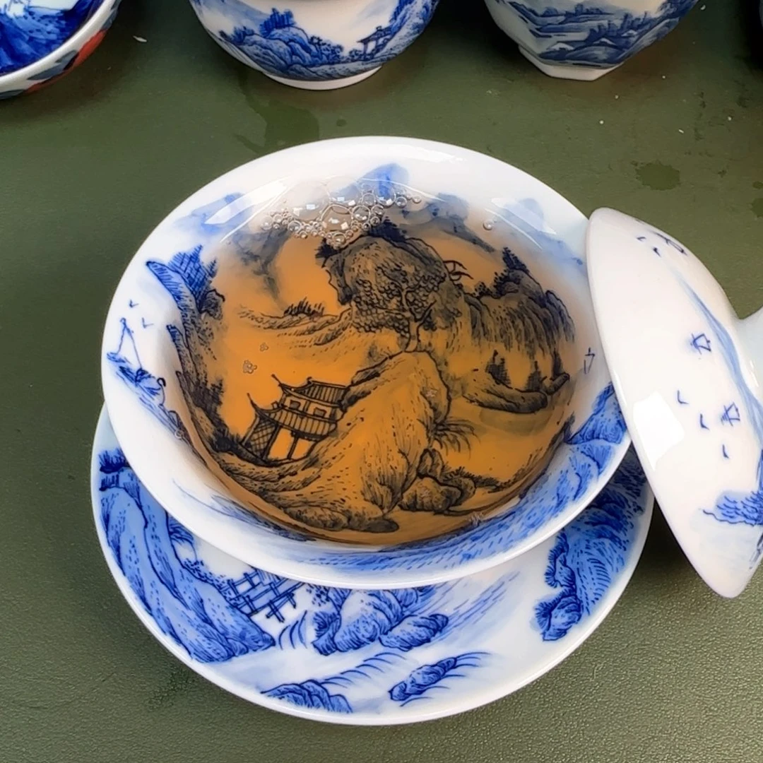 景德镇纯手绘茶具圆圆209