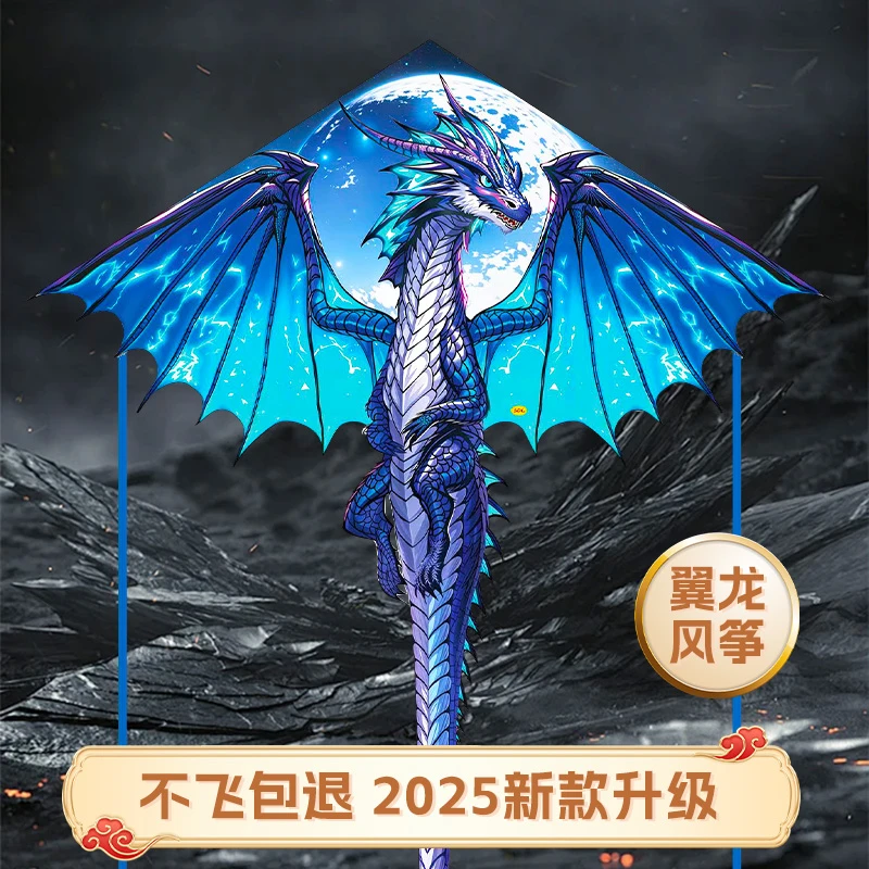 【翼龙】2025年新款儿童微风易飞成大人专用大型高档潍坊风筝