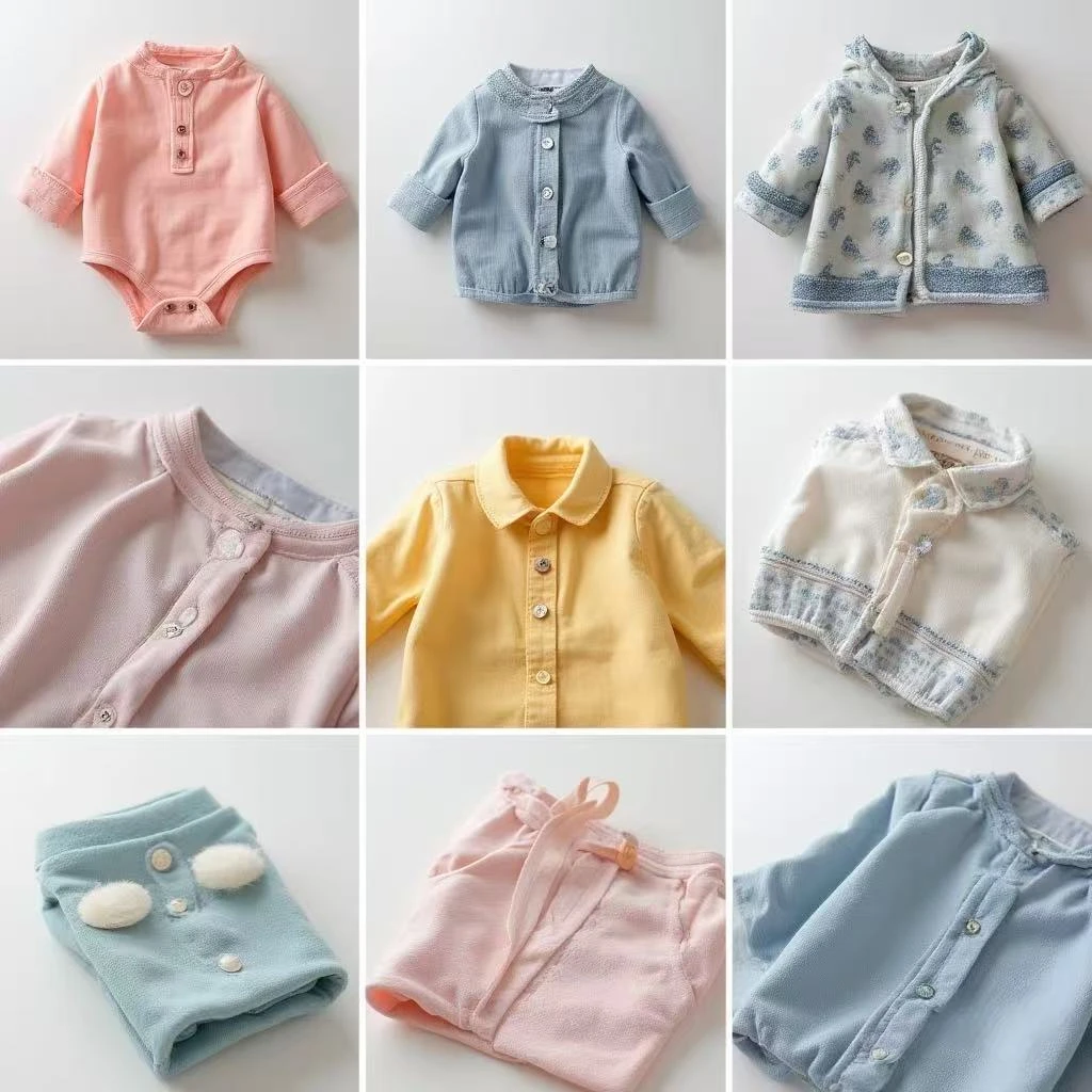 精品断码春秋童装包屁短爬