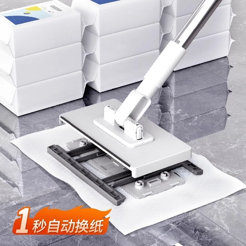 洗脸巾拖把迷你懒人小拖把夹布洗面巾二次利用索邦家用一拖净免洗