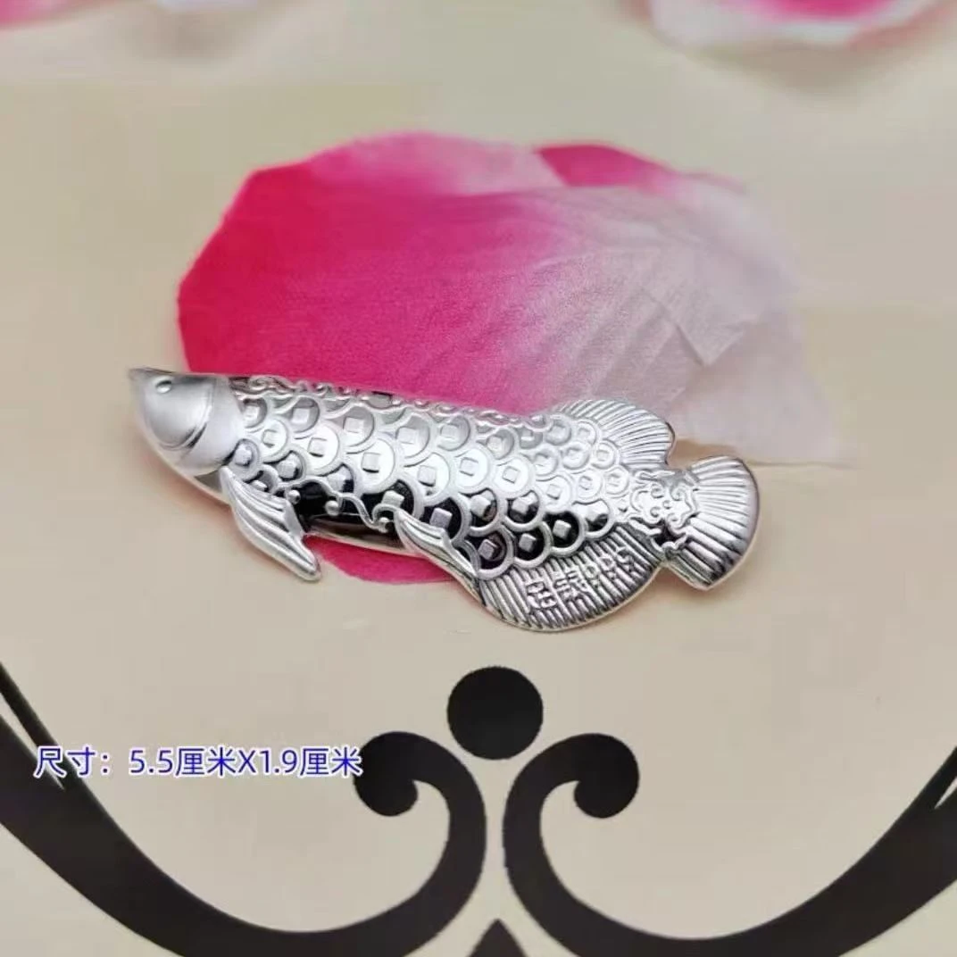 足银银制品 银鱼泡茶泡茶泡茶煮水专用软化水质泡茶杀菌节日礼物