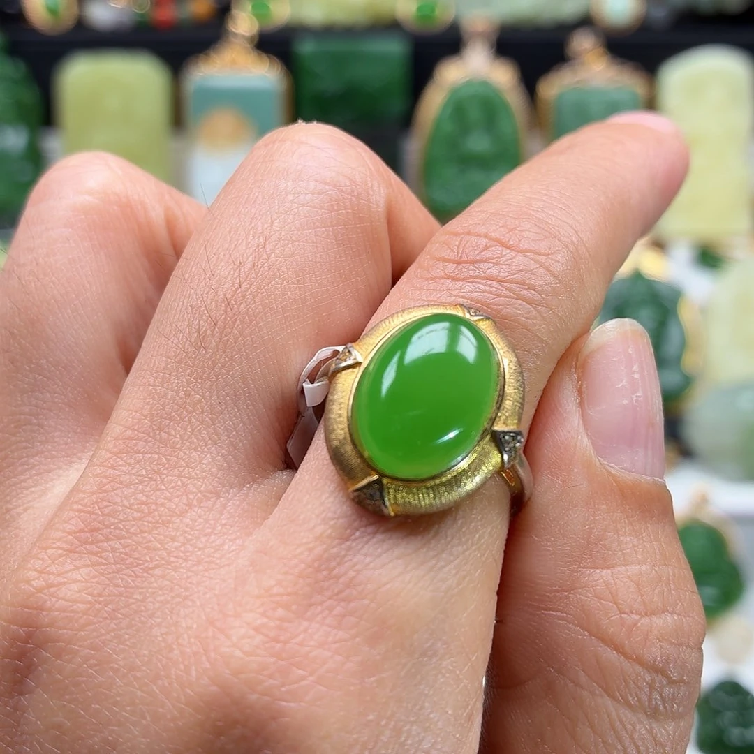 和田玉银S925镶嵌颈饰