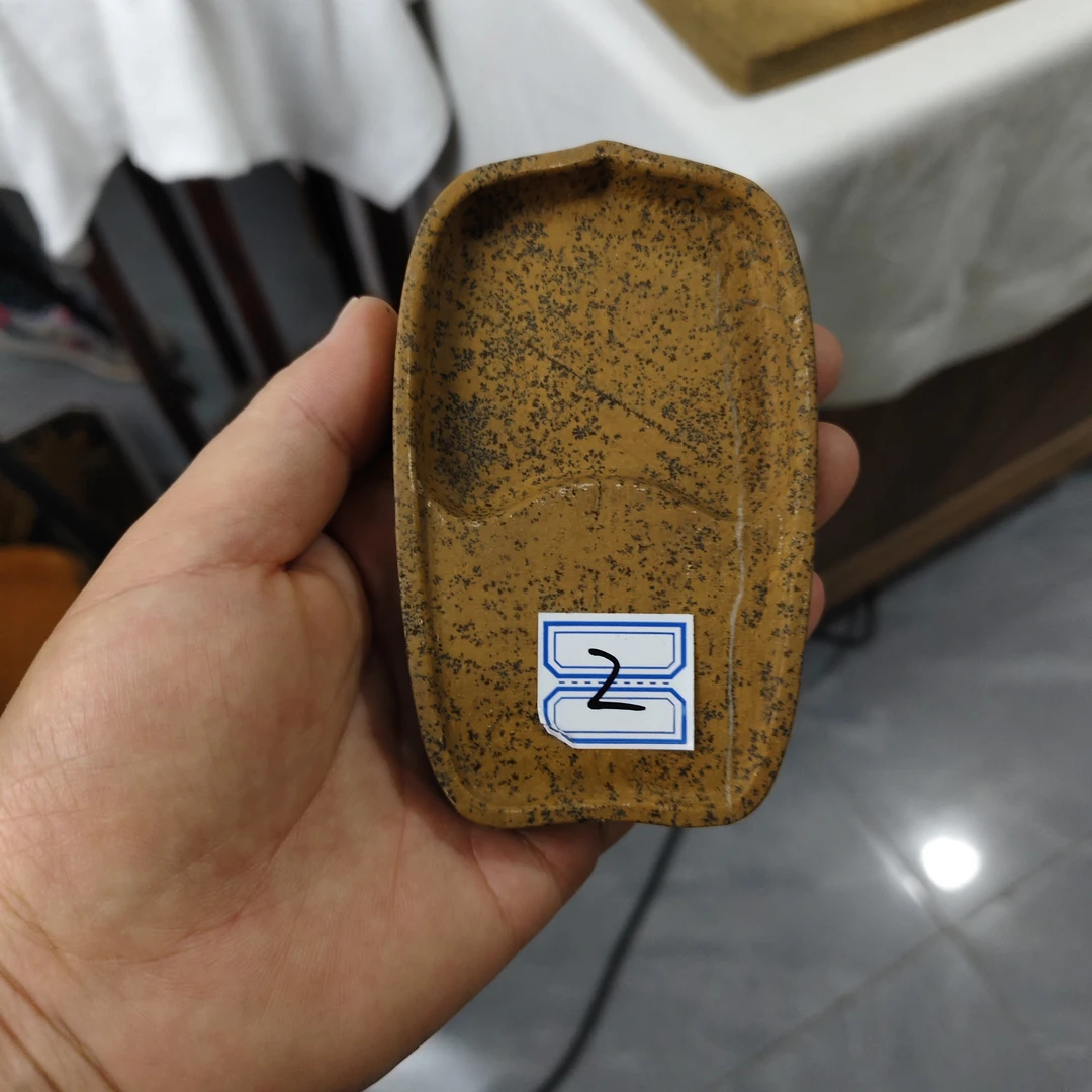 尼山砚老坑柑黄石天然原石尺寸19×1