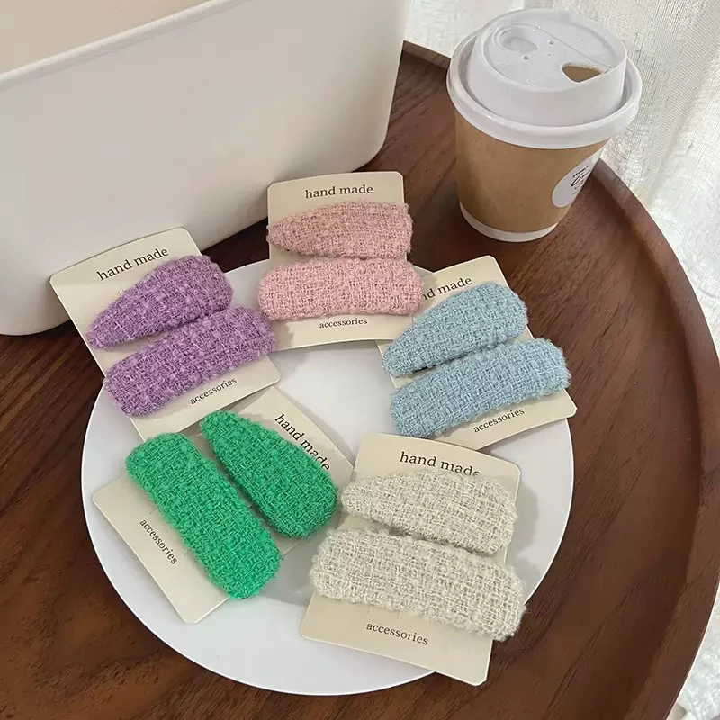 百搭发夹发饰甜美bb夹糖果色女中性日韩可爱气质边夹民族风