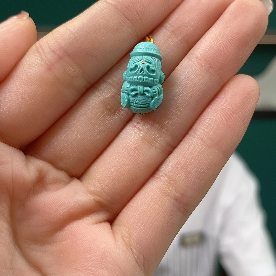 未镶嵌绿松石珠宝奇石