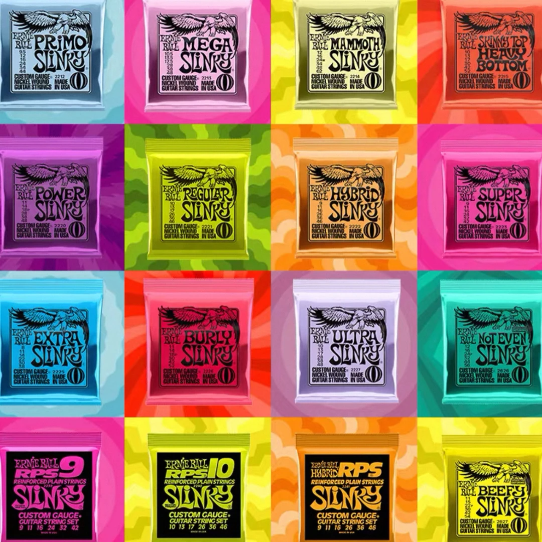 美产EB行货Ernie Ball 镀镍电吉他弦2239 一套六根装