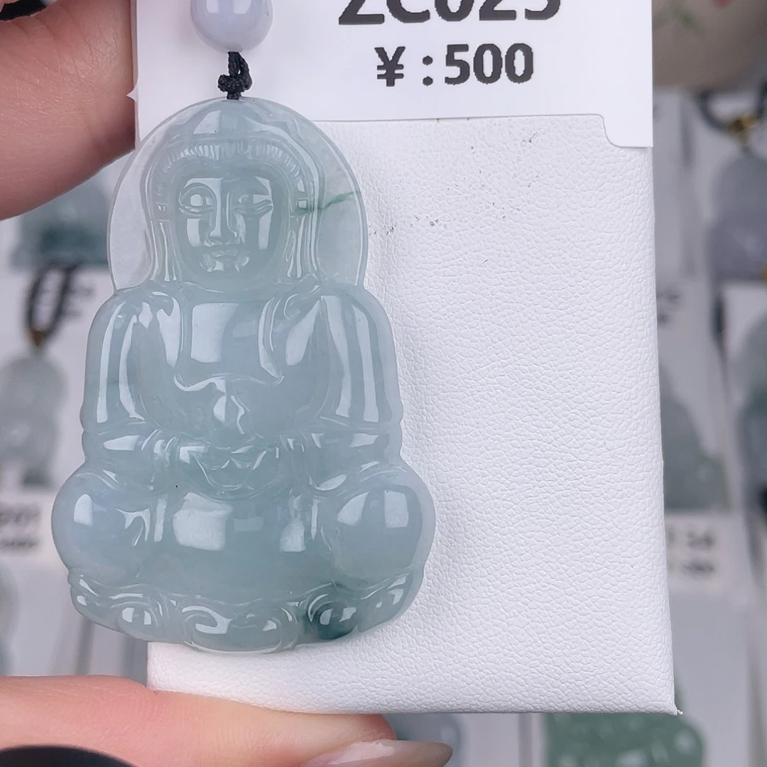 翡翠未镶嵌颈饰zc025